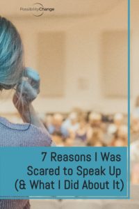 scared to speak up pin